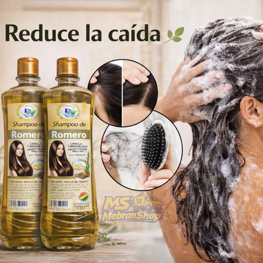 Shampoo de Romero Anticaída, Reduce la Caída y Estimula el Crecimiento